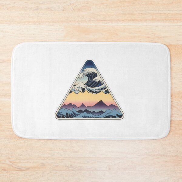 Item preview, Sunset Wave in Ukiyo-e Style designed and sold by NiftyWrx.