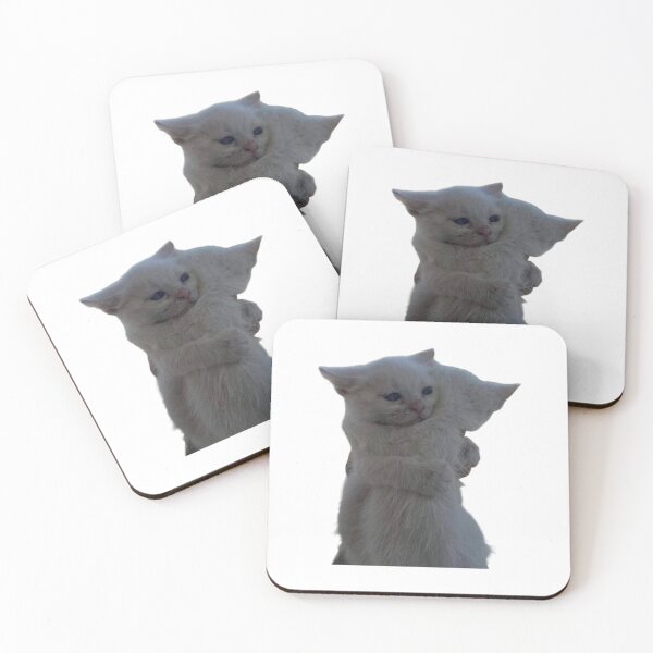 Item preview, Two Kittens Hugging Each Other Cute Love Sticker designed and sold by Mustangana.