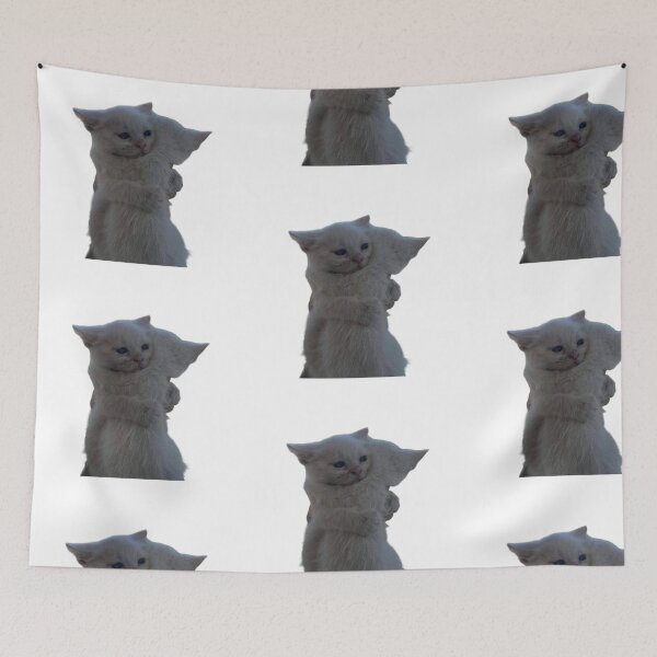 Item preview, Two Kittens Hugging Each Other Cute Love Sticker designed and sold by Mustangana.