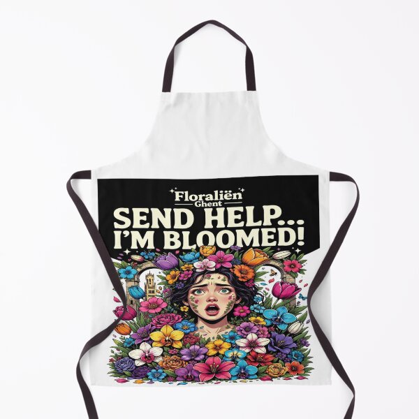 Item preview, Floraliën Ghent Send Help I’m Bloomed Funny Floral T-Shirt designed and sold by Sushikidsntoddlers.
