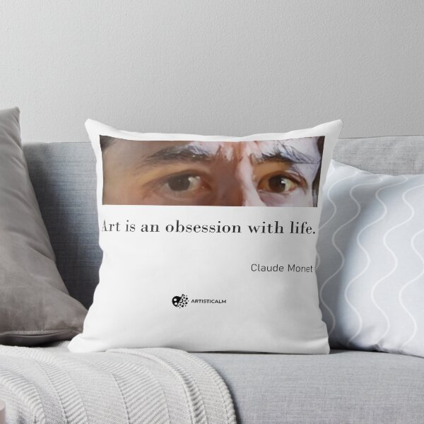 Item preview, Artisticalm - Claude Monet Eyes Art Quote Impressionist Aesthetic Design Mindfulness Art designed and sold by Esoniana Design.