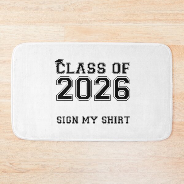 Item preview, Class Of 2026 Sign My Shirt Senior Graduation Party Design designed and sold by kiralynstration.