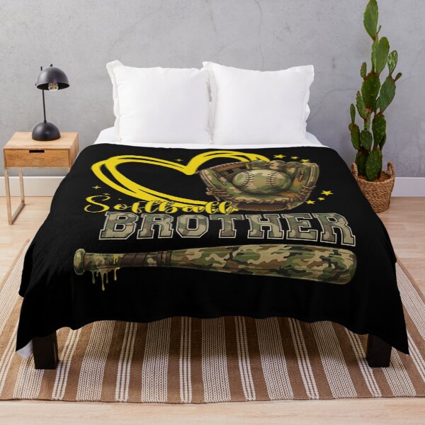 Item preview, Camo Softball Brother Game Day Tee designed and sold by LarryMBrown.