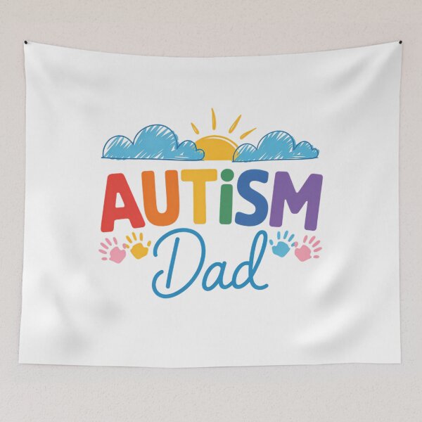Item preview, Autism Awareness Family Matching Autism April We Wear Blue Support Dad designed and sold by sailorjessiArt.