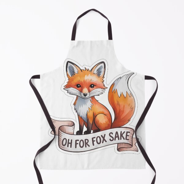 Item preview, Cute Fox with OH FOR FOX SAKE designed and sold by NiftyWrx.