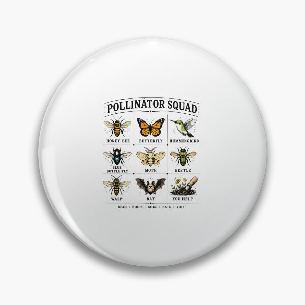Item preview, Pollinator Squad Nature Science Field Guide Vintage Design designed and sold by kiralynstration.