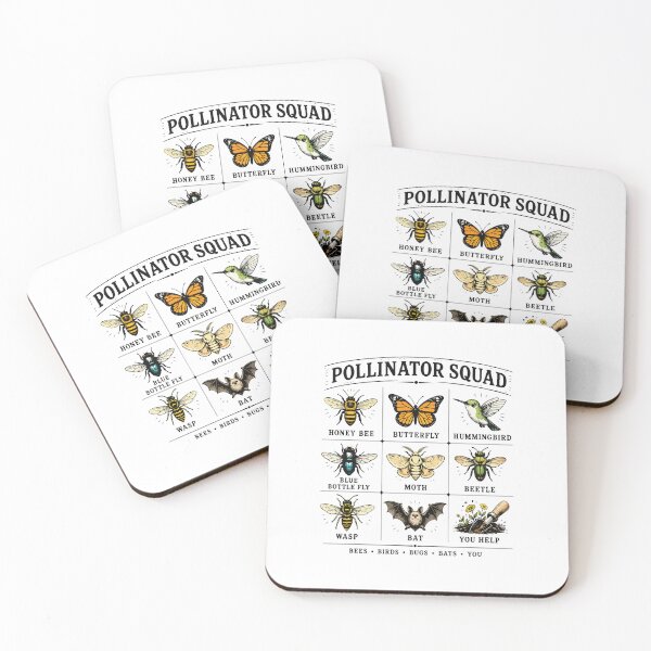 Item preview, Pollinator Squad Nature Science Field Guide Vintage Design designed and sold by kiralynstration.