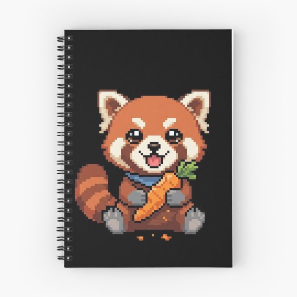 Item preview, Red Panda Eating Pixel Art designed and sold by BhadzCheetah.