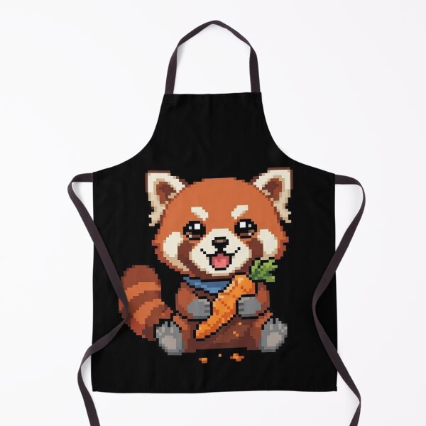 Item preview, Red Panda Eating Pixel Art designed and sold by BhadzCheetah.