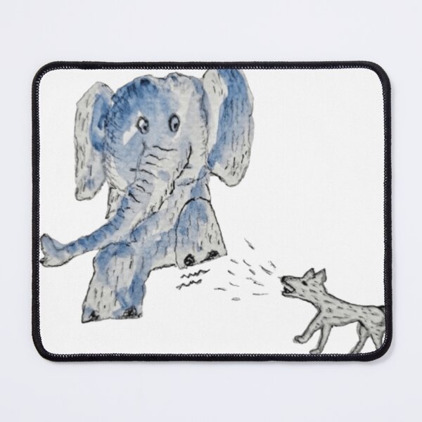 Item preview, Everything is Fine: The Elephant and The Bark. - Transparent Background designed and sold by Rak Scenist.