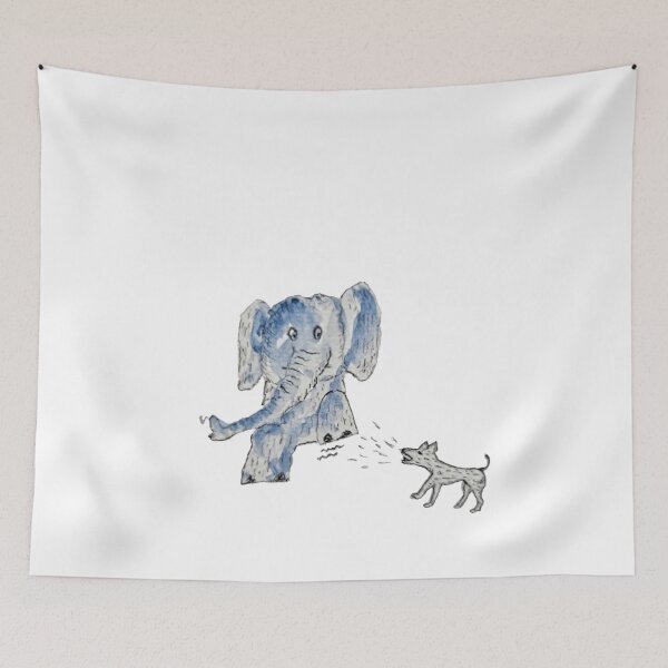 Item preview, Everything is Fine: The Elephant and The Bark. - Transparent Background designed and sold by Rak Scenist.