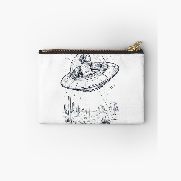 Item preview, Vintage Brittany Riding UFO Dog Mom Dad Lover designed and sold by DoodleTortle.