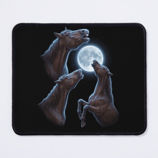 Item preview, Horse Howling Moon Art Animal Lover designed and sold by TerryConnells.