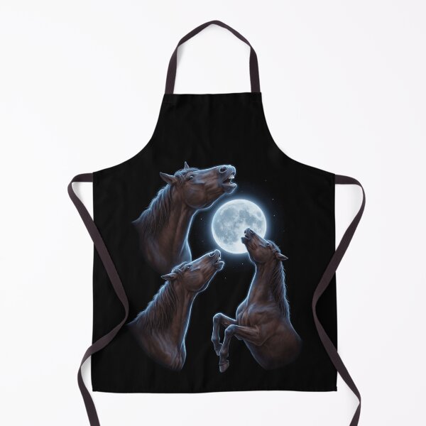 Item preview, Horse Howling Moon Art Animal Lover designed and sold by TerryConnells.