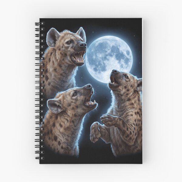 Item preview, Hyena Howling Moon Art Animal Lover designed and sold by TerryConnells.