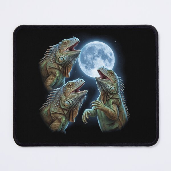 Item preview, Iguana Howling Moon Art Animal Lover designed and sold by TerryConnells.