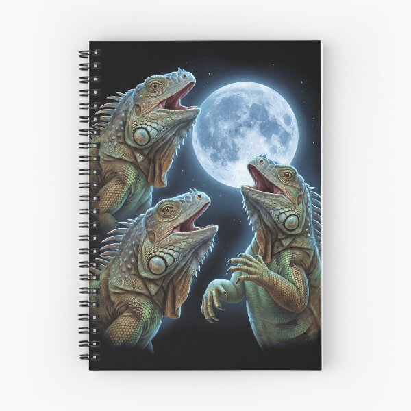 Item preview, Iguana Howling Moon Art Animal Lover designed and sold by TerryConnells.
