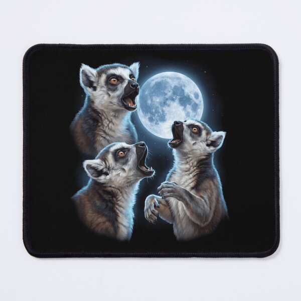 Item preview, Lemur Howling Moon Art Animal Lover designed and sold by TerryConnells.