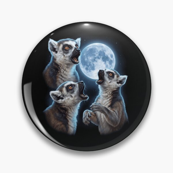 Item preview, Lemur Howling Moon Art Animal Lover designed and sold by TerryConnells.