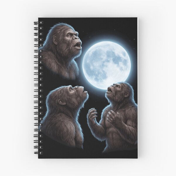 Artikelvorschau, Ebene 2 Kopie 2 Heulender Mond Kunst Tierliebhaber entworfen und verkauft von TerryConnells.