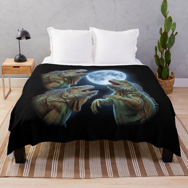 Item preview, Iguana Howling Moon Art Animal Lover designed and sold by TerryConnells.