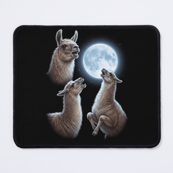 Item preview, Llama Howling Moon Art Animal Lover designed and sold by TerryConnells.