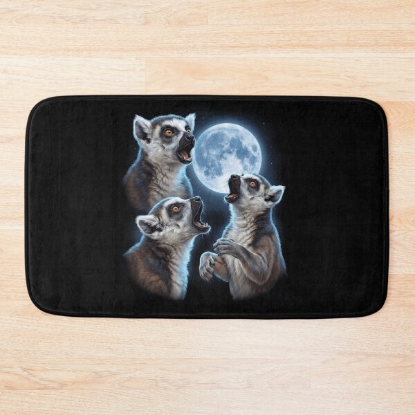 Item preview, Lemur Howling Moon Art Animal Lover designed and sold by TerryConnells.