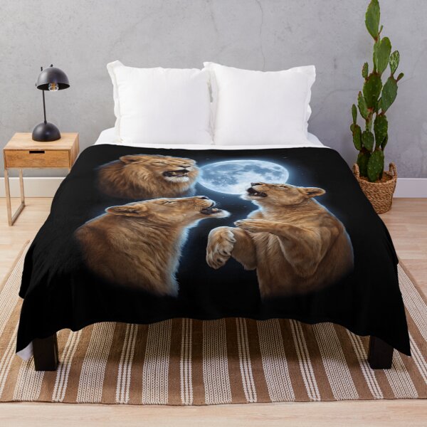 Item preview, Lion Howling Moon Art Animal Lover designed and sold by TerryConnells.