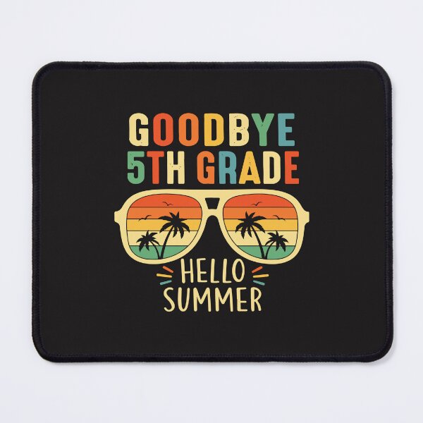 Item preview, Goodbye 5th Grade Hello Summer Retro Last Day School Design designed and sold by kiralynstration.