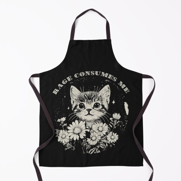 Item preview, Cute Cat Rage Consumes Me Funny Sarcastic Kitten Flower designed and sold by LarkinIsabell.