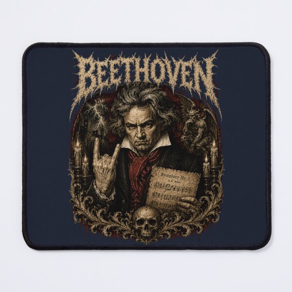 Item preview, Beethoven of the Abyss — Symphony No. 5 Death Metal designed and sold by ThreadTheory976.
