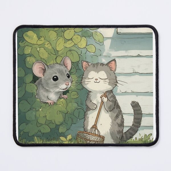 Item preview, An experienced cat is waiting to catch a mouse. designed and sold by Whose-sweat.