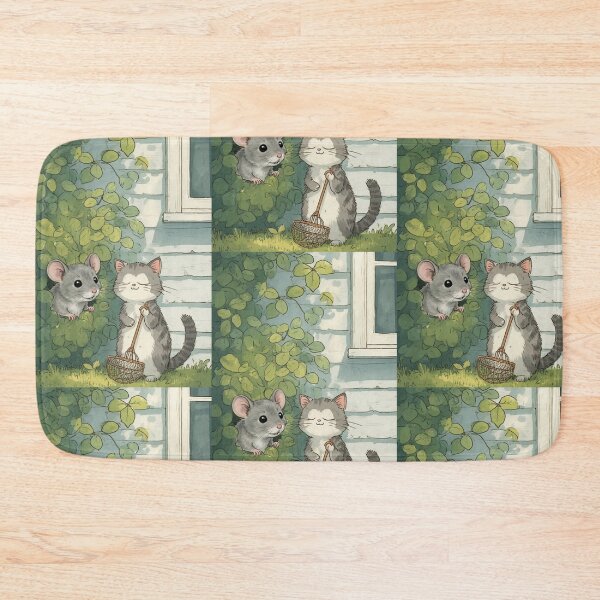 Item preview, An experienced cat is waiting to catch a mouse. designed and sold by Whose-sweat.