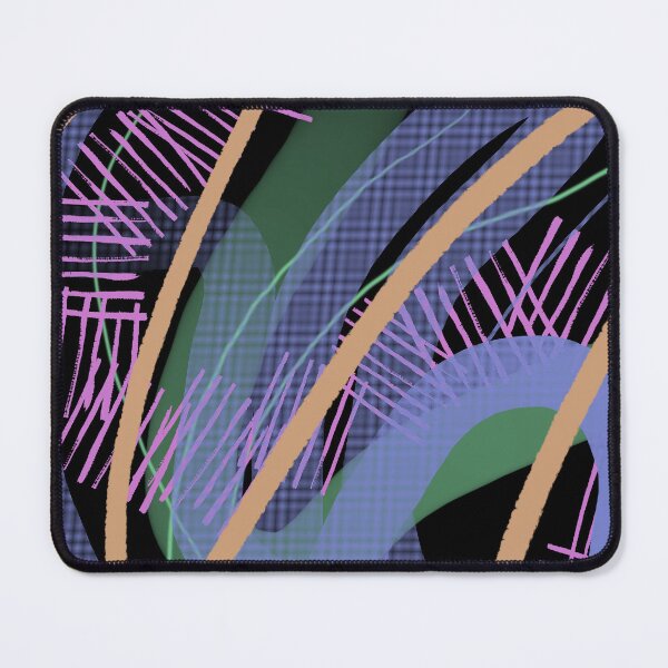 Item preview, Abstract Midnight Rhythm with Textured Strokes designed and sold by Chunac.