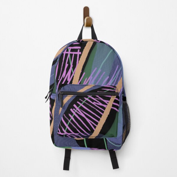 Item preview, Abstract Midnight Rhythm with Textured Strokes designed and sold by Chunac.
