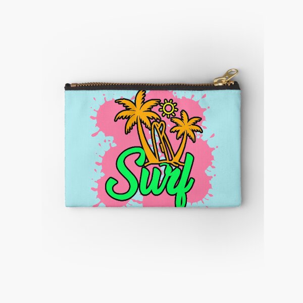Item preview, Surf Palm Trees Pink Tropical Summer Retro 90s Beach designed and sold by AstronautMerch.