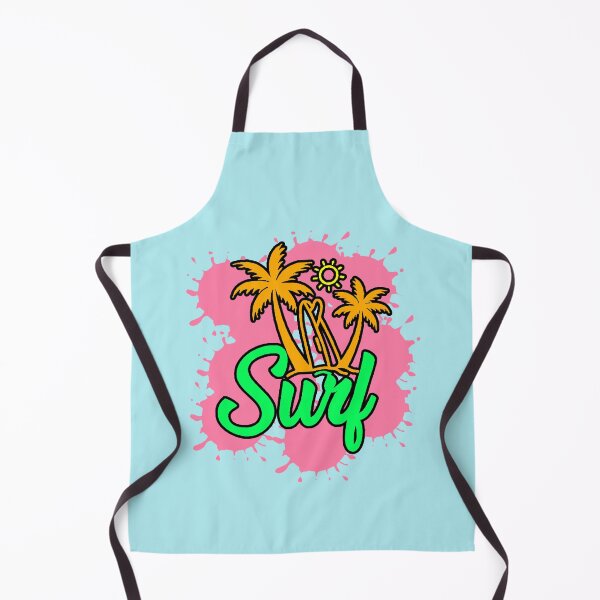 Item preview, Surf Palm Trees Pink Tropical Summer Retro 90s Beach designed and sold by AstronautMerch.