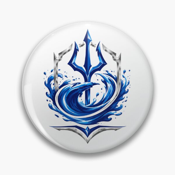 Item preview, Trident of House Aqua designed and sold by Inkmatic Studio.