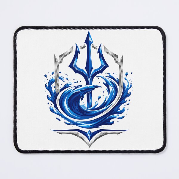 Item preview, Trident of House Aqua designed and sold by Inkmatic Studio.