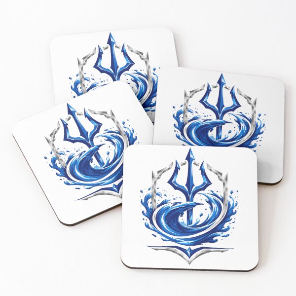 Item preview, Trident of House Aqua designed and sold by Inkmatic Studio.