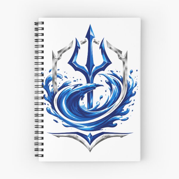Aperçu de l'œuvre Trident de la Maison Aqua créée et vendue par Inkmatic Studio.