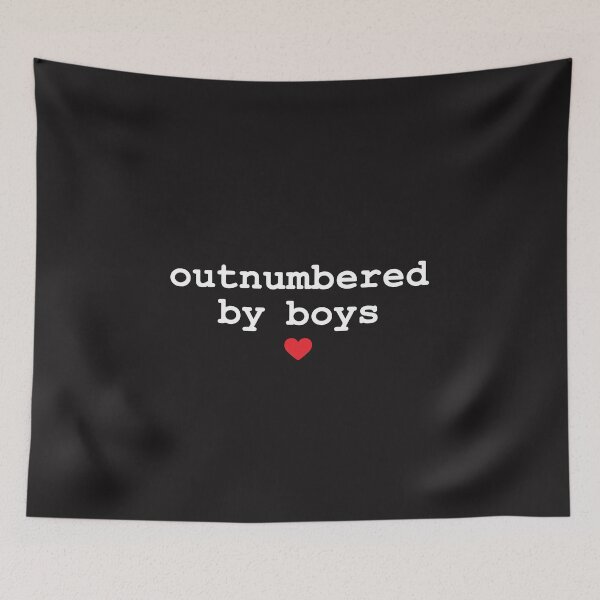 Item preview, Outnumbered By Boys Mama Funny Motherhood Retro Design designed and sold by kiralynstration.