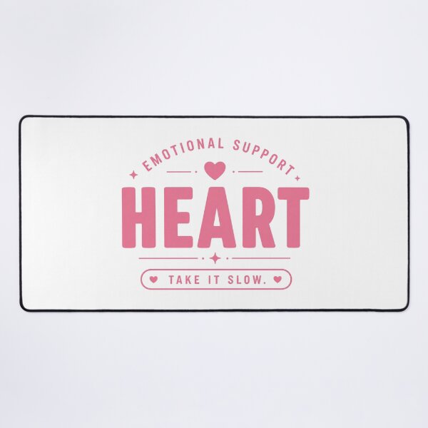 Item preview, Emotional Support Heart Self Care Positivity designed and sold by the-dovlat.