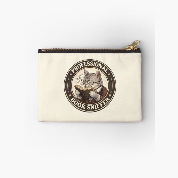 Item preview, Professional Book Sniffer Cat Vintage Badge designed and sold by Dream-Fab.