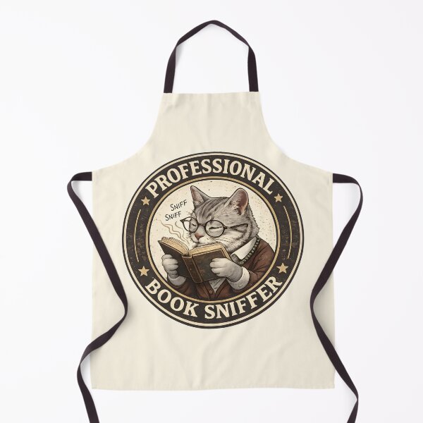 Item preview, Professional Book Sniffer Cat Vintage Badge designed and sold by Dream-Fab.