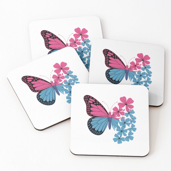 Item preview, Bisexual Butterfly Flower Bi Pride Flag Lgbt designed and sold by sailorjessiArt.