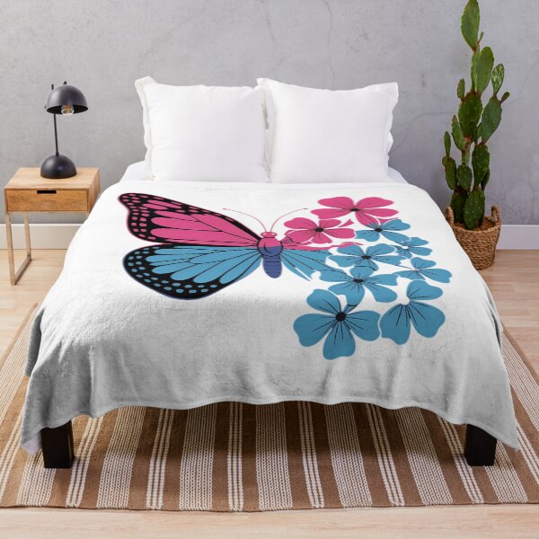 Item preview, Bisexual Butterfly Flower Bi Pride Flag Lgbt designed and sold by sailorjessiArt.