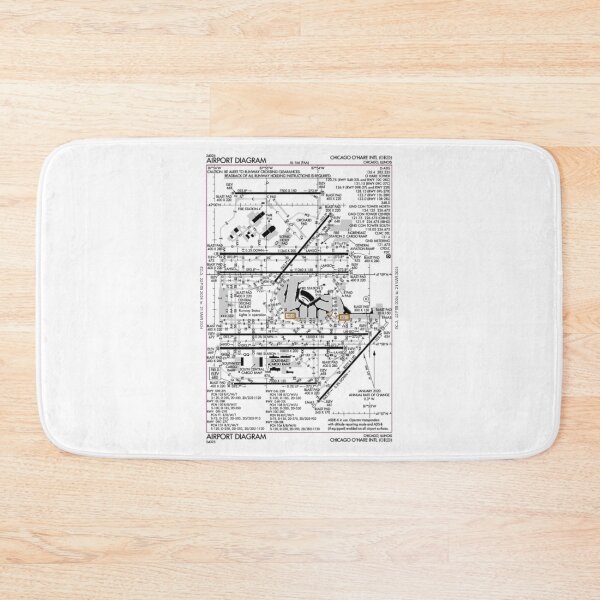 Item preview, Kord Chicago O'Hare Flightaware Diagram Foreflight Taxiway designed and sold by writtengriffinc.