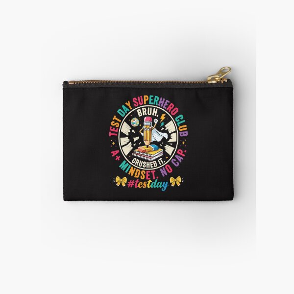 Item preview, Test Day Superhero Club Funny Teacher Motivation Retro Design designed and sold by kiralynstration.