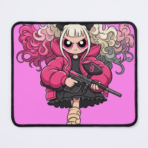 Item preview, Japaneese Gyaru girl paintballing designed and sold by PaintballCrew.